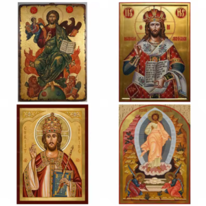 Orthodox Painting of Christ the King – Our Lord Jesus in Divine Glory