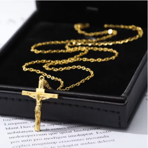 Divine Grace™ Gold Crucifix Necklace