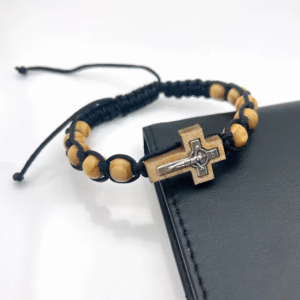 FaithBand™ Wooden Cross Bracelet